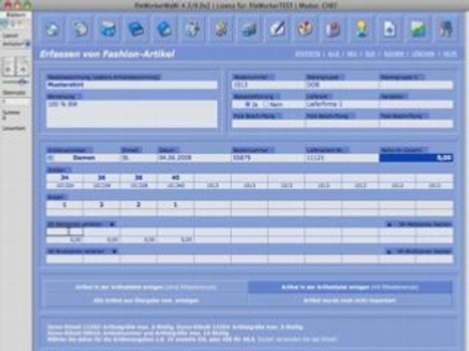 Das Fashionmodul von fileWorker