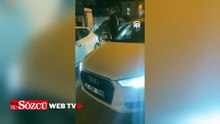 İstanbul'da trafikte çıkan tartışmada otomobil sürücüsü aracıyla kuryenin ayağını ezdi