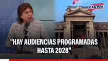 Delia Espinoza advierte sobre crisis de personal en el Poder Judicial: "Hay audiencias programadas hasta 2028"