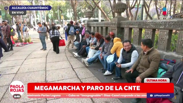 Maestros de la CNTE se alistan para marchar al Zócalo de la CDMX | DPC con Paola Rojas