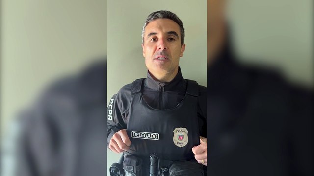 Delegado fala sobre ação em Cascavel que resultou na prisão de suspeito de matar gari em Foz