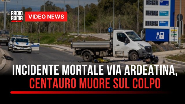 Incidente mortale via Ardeatina, centauro muore sul colpo