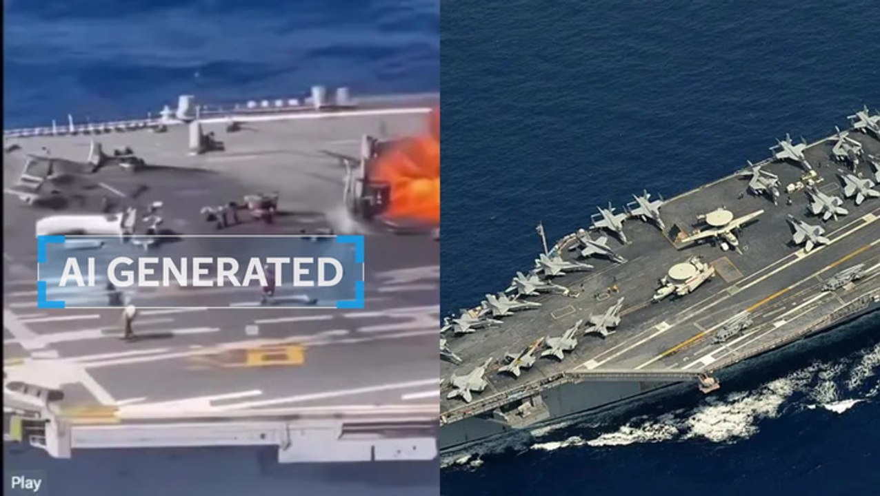 The Iran war video that fooled Donald Trump | Debunked