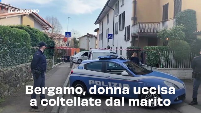Bergamo, donna uccisa a coltellate dal marito