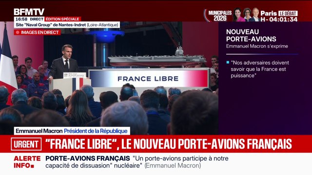 Le nouveau porte-avions français portera le nom de France Libre