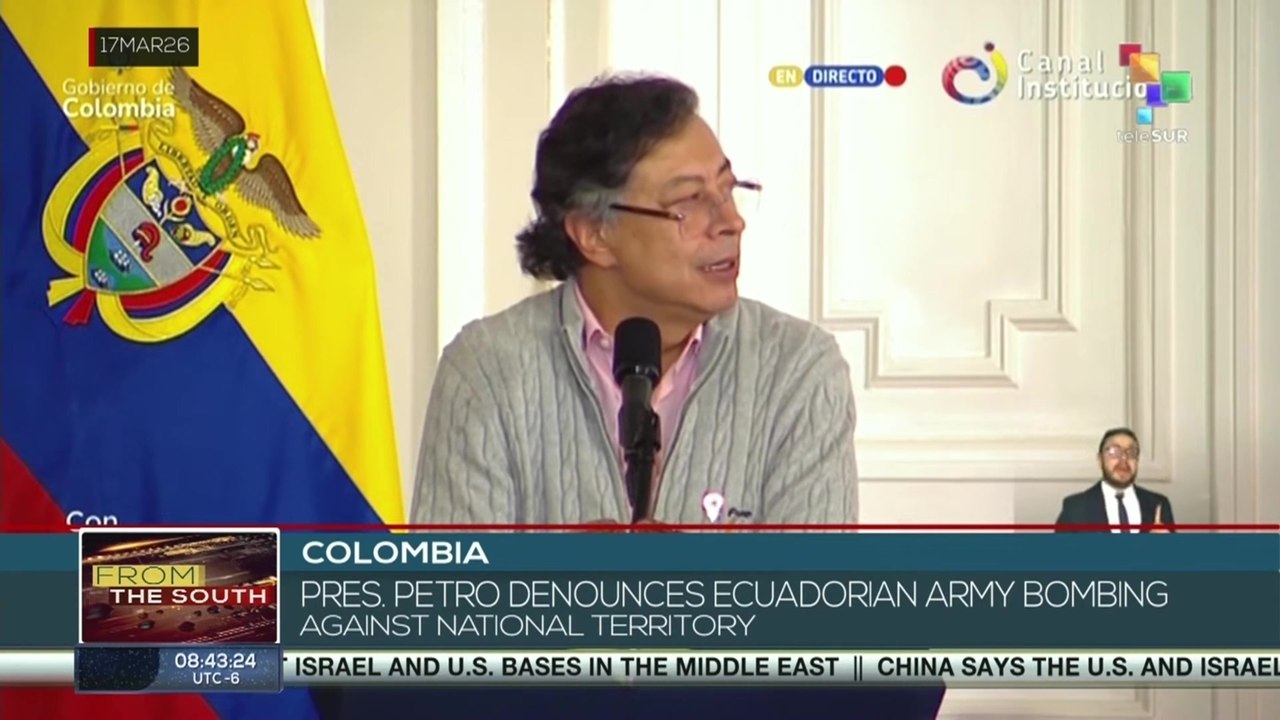 Colombia | Pres. Petro denounces Ecuadorian Army bombing against national territory