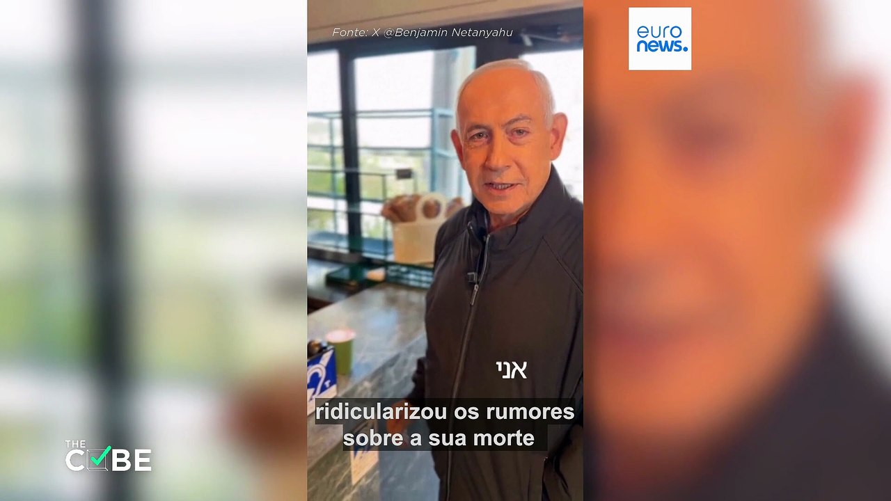 Netanyahu nega rumores de morte em vídeo que o Grok classificou erradamente como sendo gerado por IA