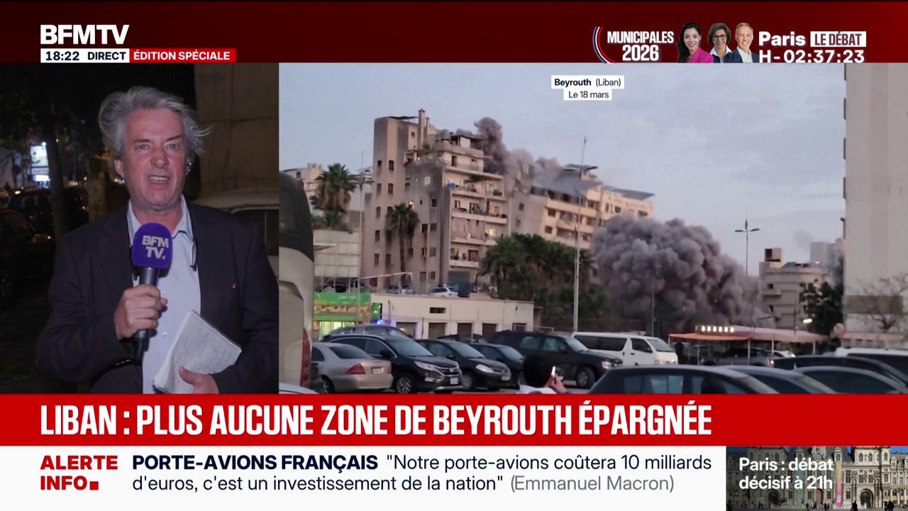 Guerre au Moyen-Orient: plus aucune zone de Beyrouth n'est épargnée par les bombardements