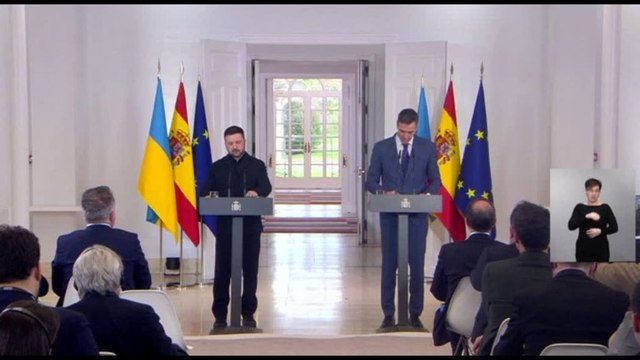 Zelensky a Madrid, Sanchez: Niente può farci dimenticare l'Ucraina
