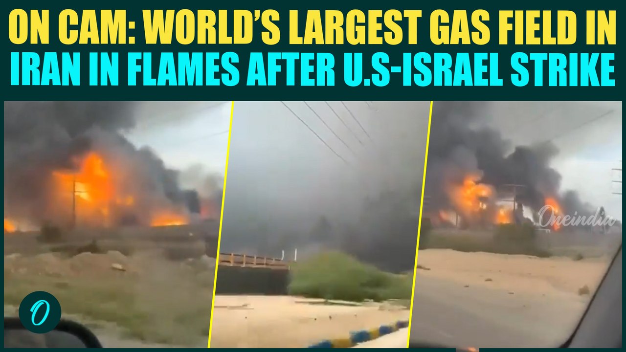 US-Israel BOMB Iran’s Largest Gas Field BREAKING: South Pars Gas Field IN FLAMES After BIG ATTACK