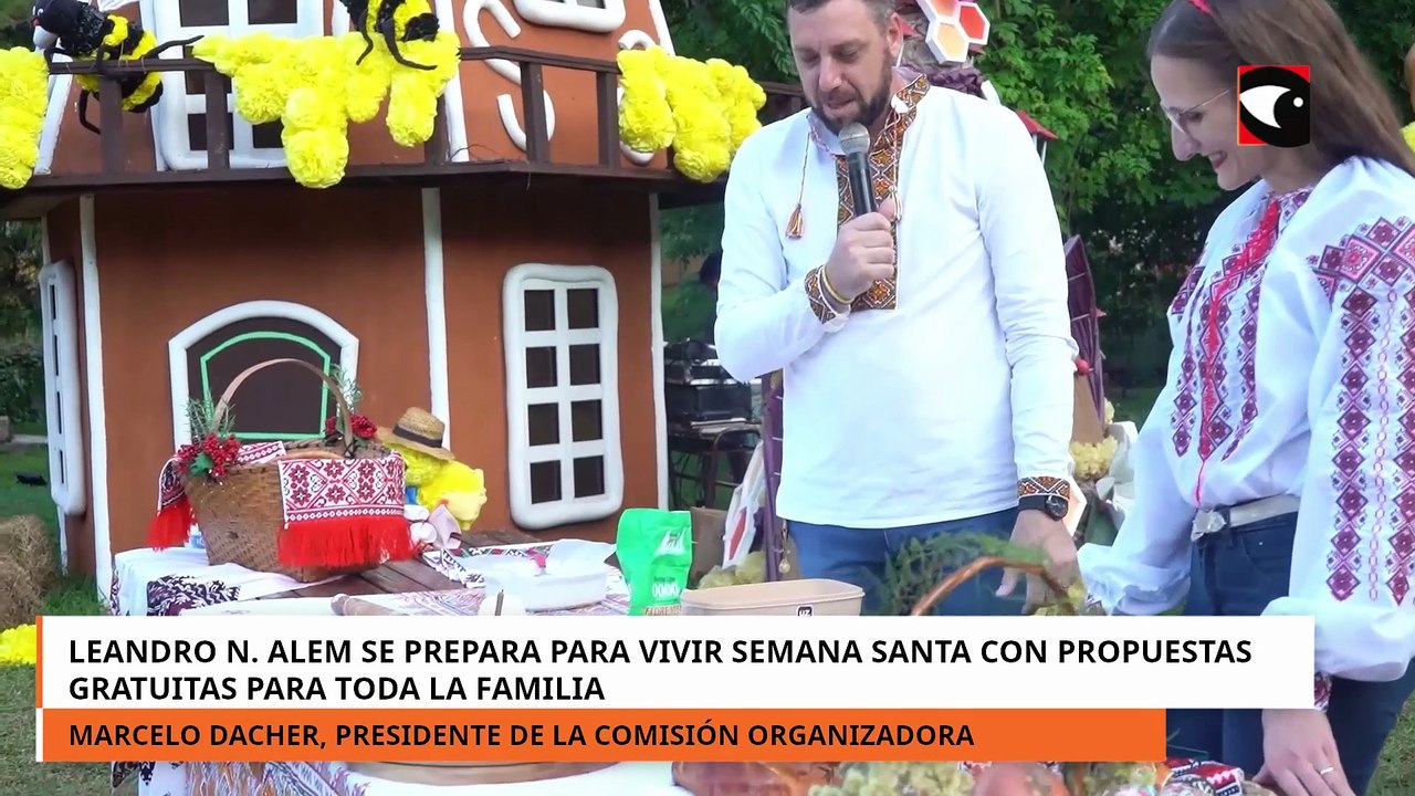 Leandro N. Alem se prepara para vivir una Semana Santa con propuestas gratuitas para toda la familia