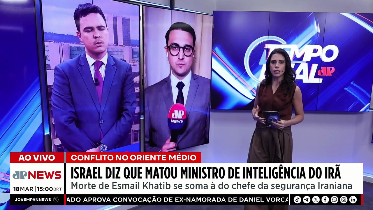 Israel afirma ter matado ministro de Inteligência do Irã; Teerã confirma óbito | TEMPO REAL