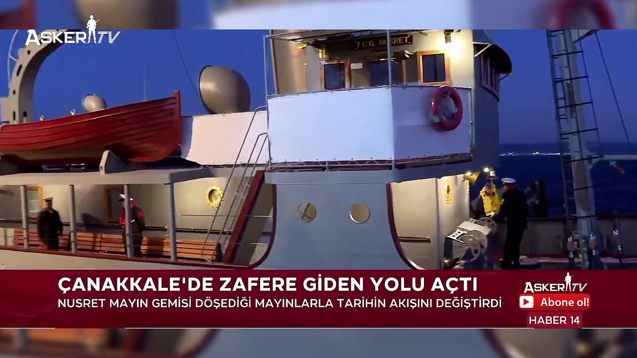 Nusret’in Döktüğü Mayınlar Tarihi Değiştirdi: Yıllar Sonra Aynı Rota Yeniden Canlandırıldı