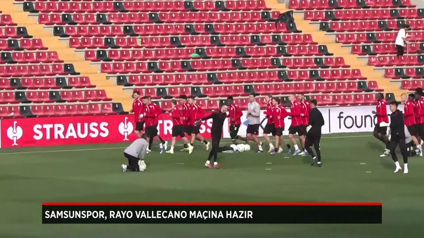 Samsunspor, Rayo Vallecano maçı hazırlıklarını tamamladı