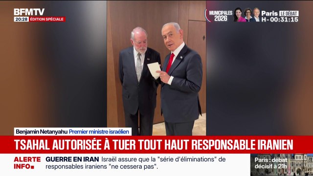 Guerre au Moyen-Orient: Aujourd'hui j'ai rayé deux noms de cette liste. Et vous voyez combien il en reste à faire? , lance Benyamin Netanyahou à l'ambassadeur américain en Israël