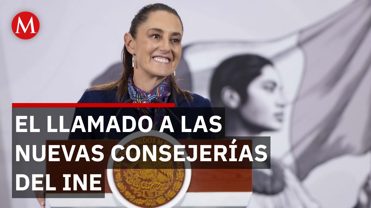 Sheinbaum fija postura sobre renovación de consejerías en el INE