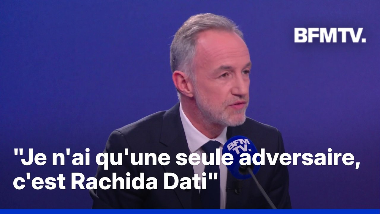 "Je n'ai qu'une seule adversaire, c'est Rachida Dati", déclare Emmanuel Grégoire