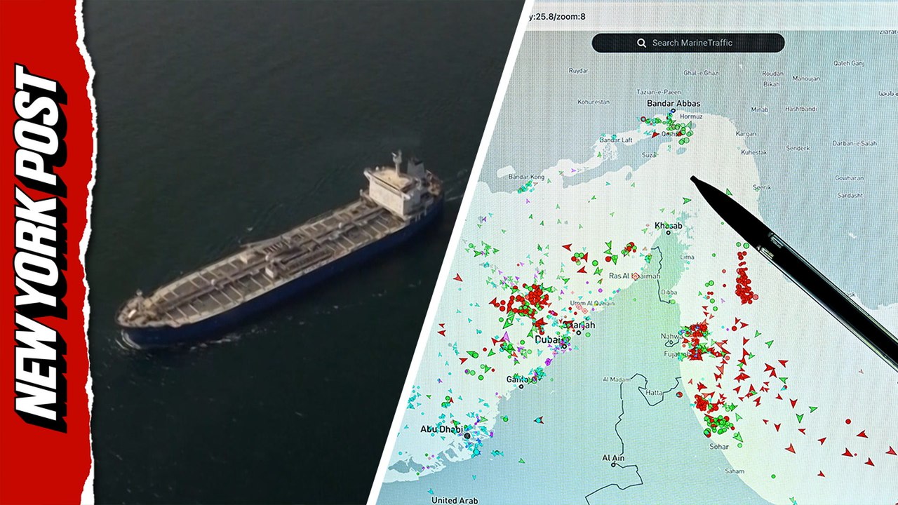 How are some ships sneaking through Iran's blockade at the Strait Of Hormuz?