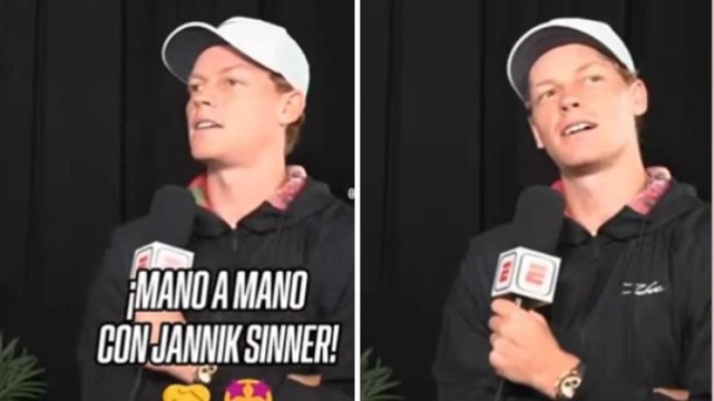Sinner e l'intervista in spagnolo prima di Miami: Come si dice mi mancava?