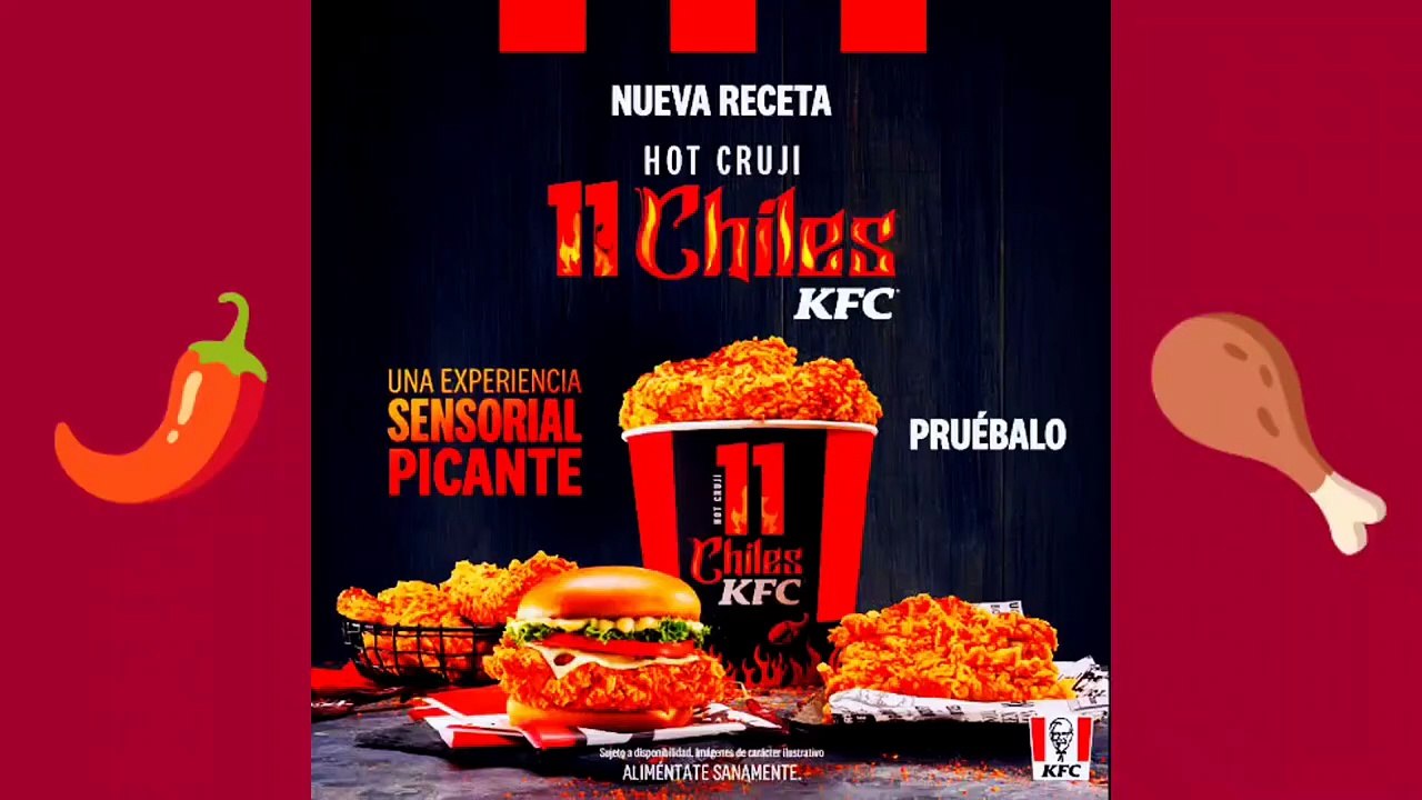 KFC Kentucky Fried Chicken Nuevo Receta + 11 Hot Cruji Chiles 2022