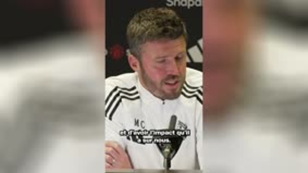 Manchester United - Michael Carrick encense Bruno Fernandes