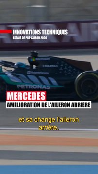 L’aileron arrière de Mercedes | Top innovation F1 2026 #Formule1 #Mercedes #W17 #Bahrein