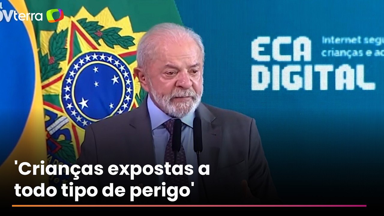 'Se diz a favor da família, mas defende que internet é terra sem lei', diz Lula sobre ECA Digital