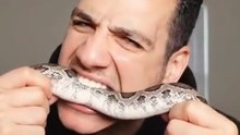 CRAZY Challenge : Eating a Whole Raw Snake! 🤯