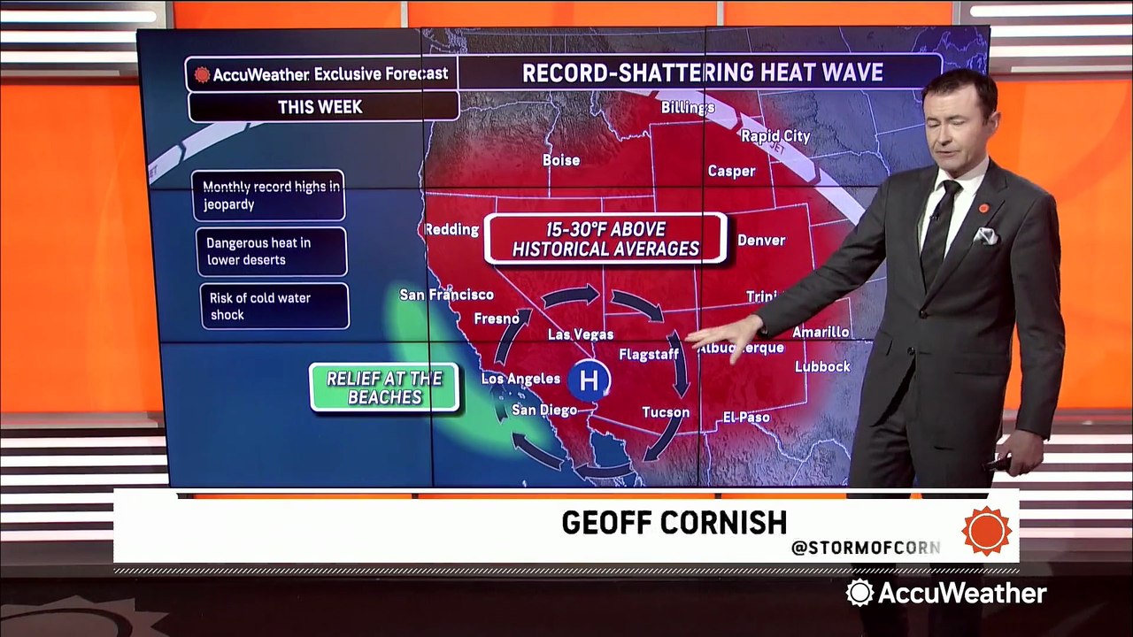 Record-shattering heat wave scorches the Southwest