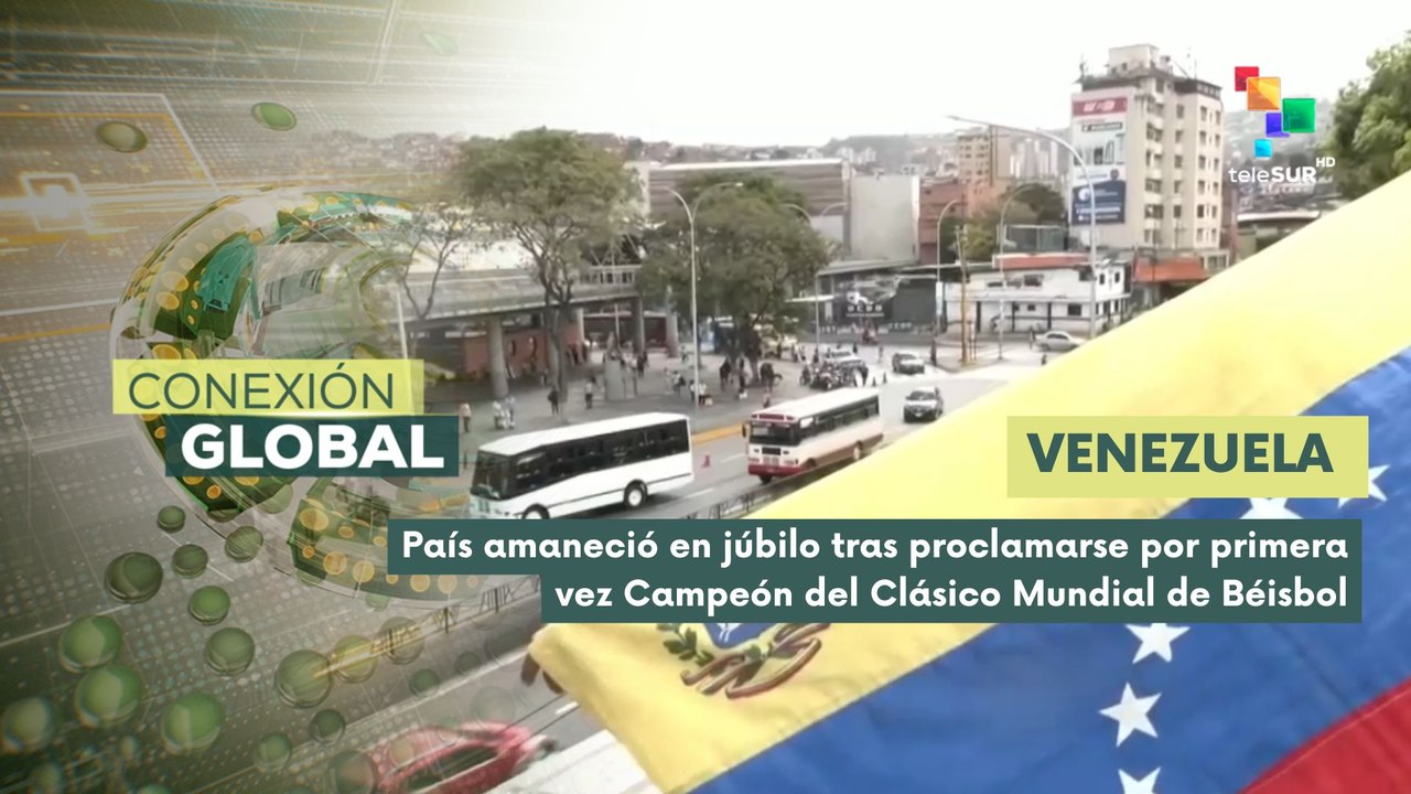 DEPORTES GLOBAL | Venezuela celebra con su victoria en el Clásico Mundial de Béisbol 2026 18-03-2026
