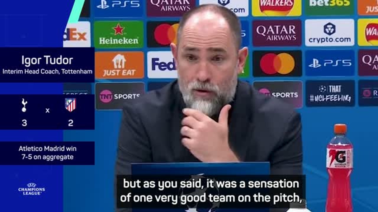 Spurs get 'beautiful' first win under Tudor but knocked out of UCL