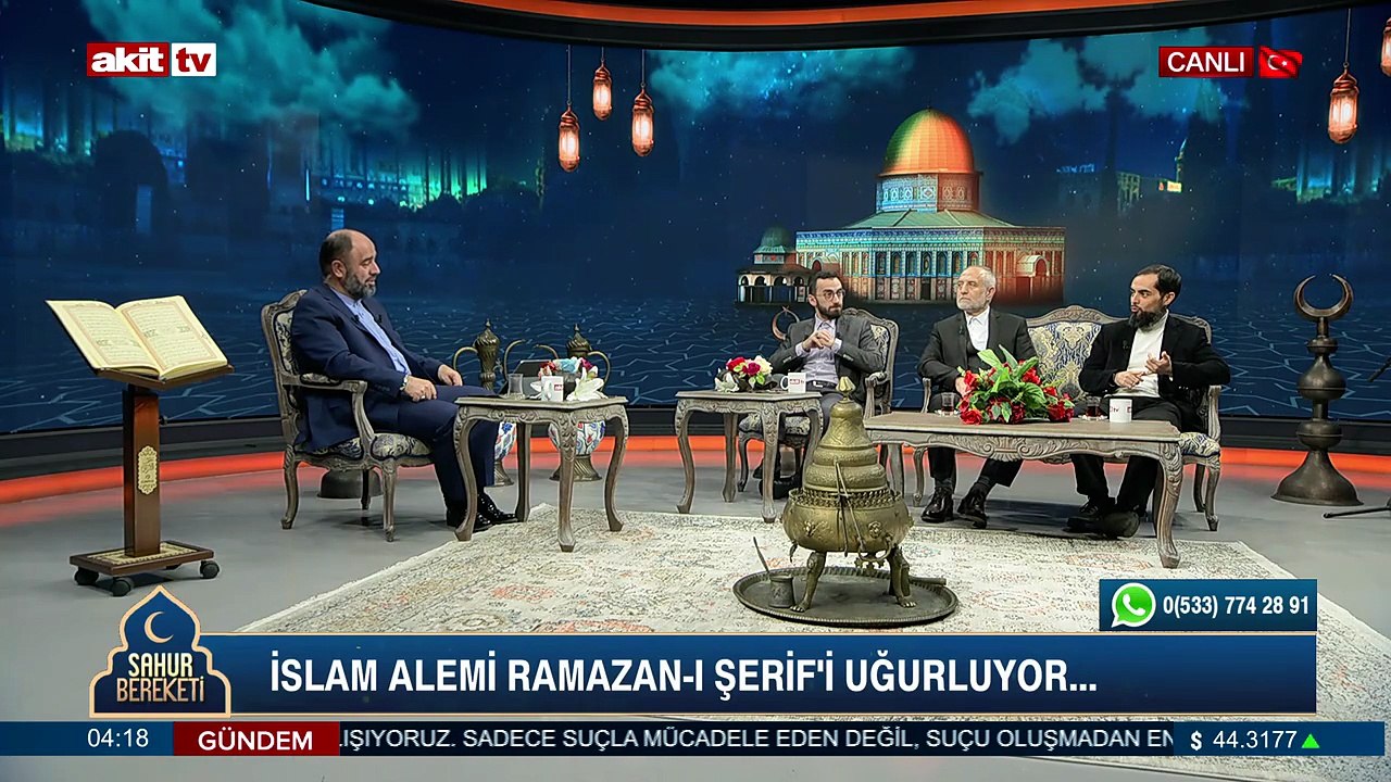 Sahur Bereketi - Ahmet Bulut, Yusuf Samet Bilkil, Muttalip Özkul, Ubeydullah Tanrıöver 19.03.2026