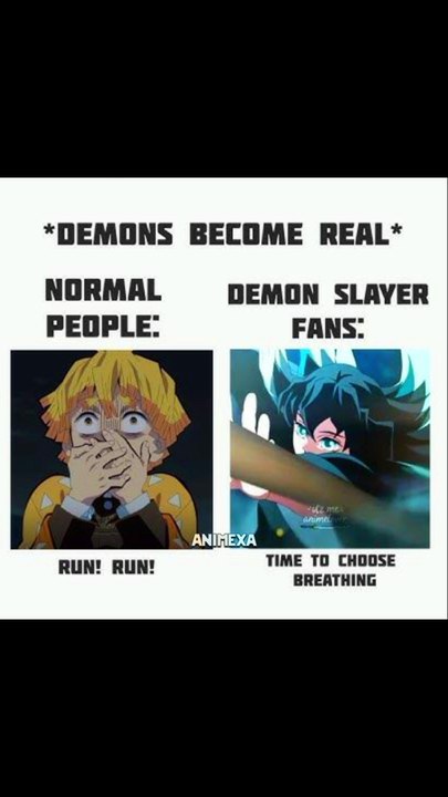 Demon become real normal people vs Demon Slayer fans☠️ Demon Slayer in real life | Anime Funny Memes