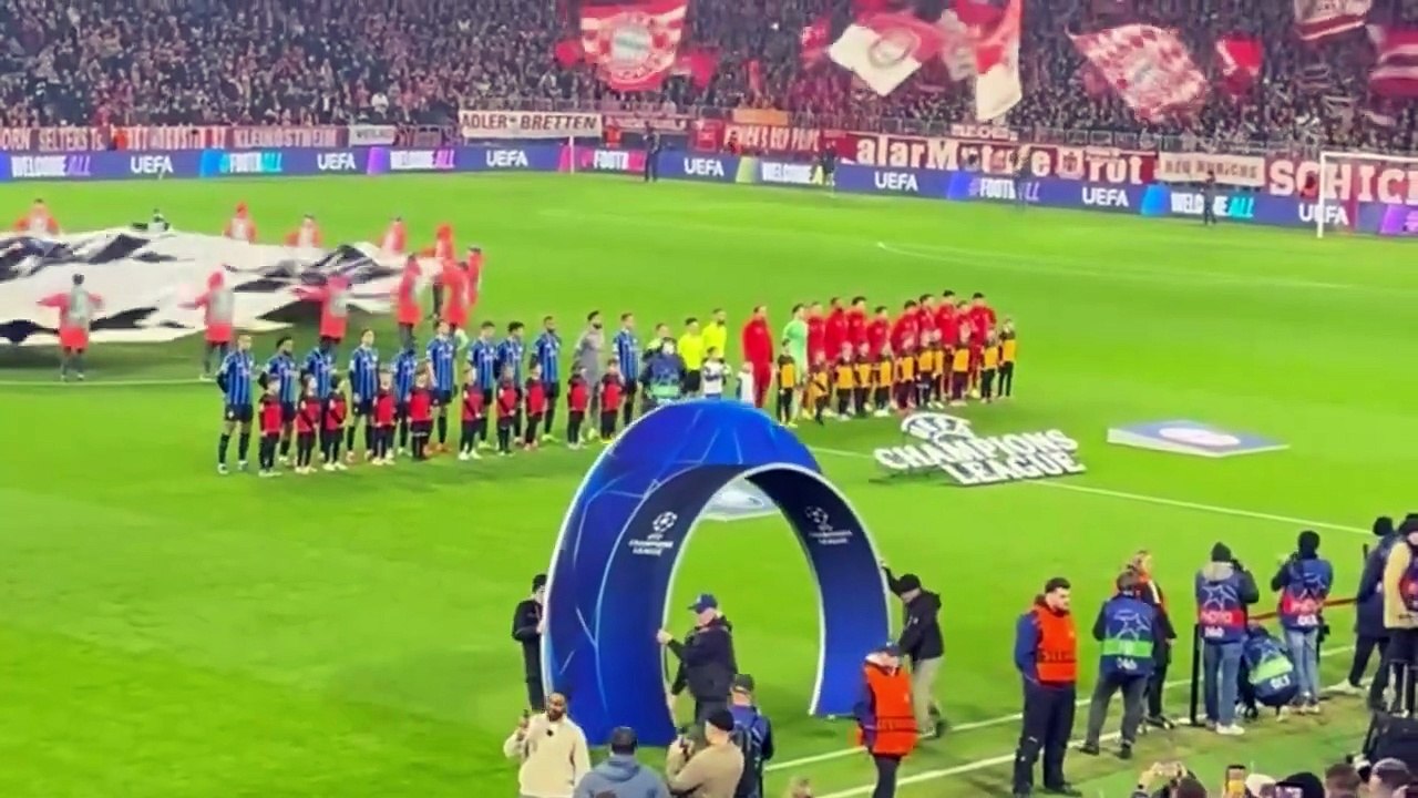 FC Bayern Munich vs Atalanta 4-1 Highlights Champions League • harry kane & Luis diaz Goas & Karl