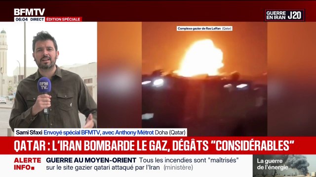 Guerre au Moyen-Orient: des dégâts considérables sur une installation gazière du Qatar après une attaque iranienne