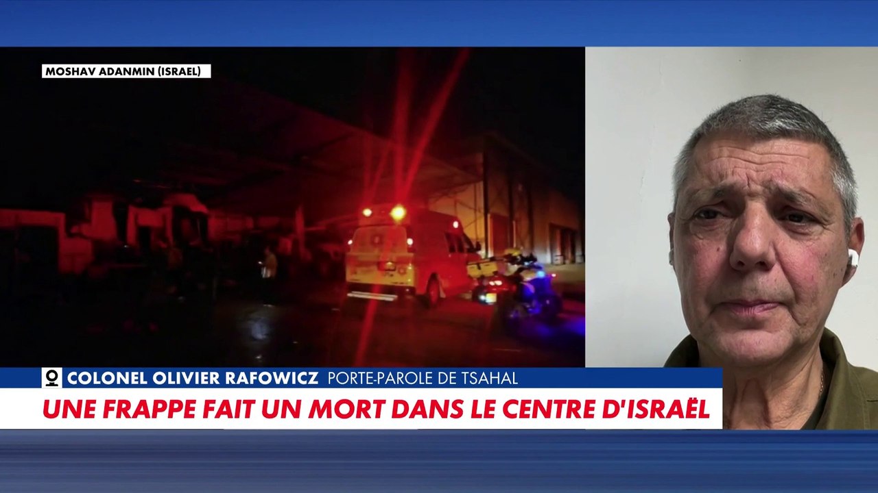 Olivier Rafowicz : «Cette nuit, quatre Palestiniens ont été tués par un missile iranien»