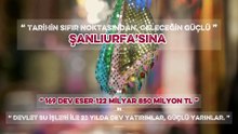 Şanlıurfa’daki Dev Yatırımlar Açıklandı 2 Milyon Dekar Arazi Suya Kavuştu