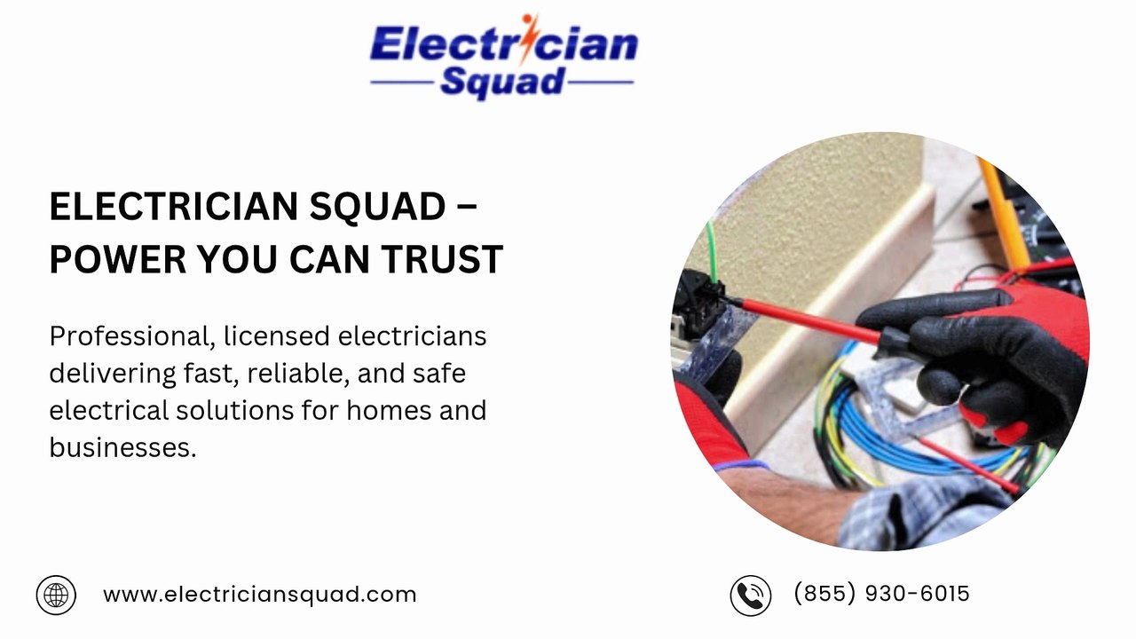 Electrician Squad – 24/7 Emergency Electricians Near You | Licensed & Reliable Electrical Services