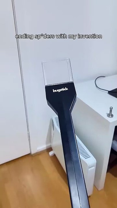 I made this tool to move spiders outside ❤️ #shorts #spider