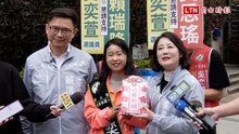 重量級立委及市長參選人站台 賴瑞隆、吳思瑤陪吳奕萱掃街