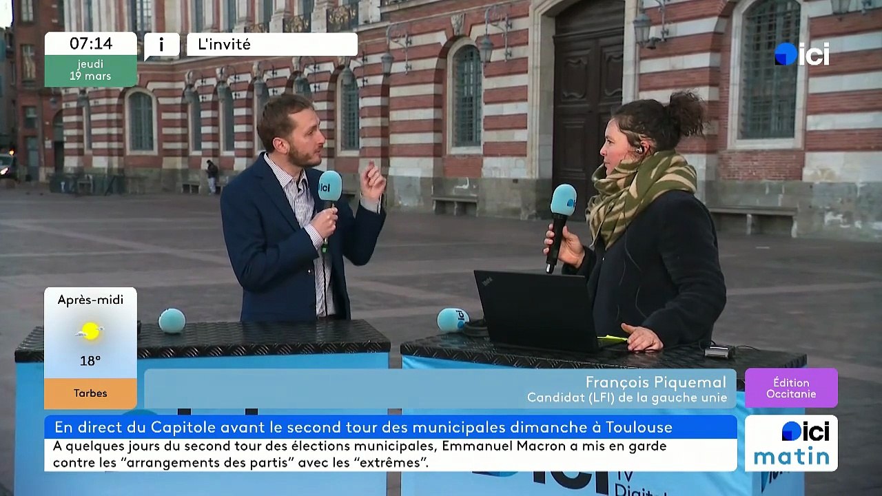 Municipales à Toulouse : "Quand on est de gauche, solide sur ses appuis, on s'unit et on gagne" mise François Piquemal