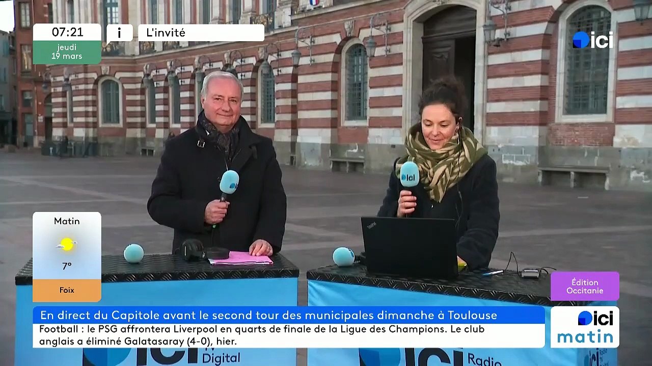 Municipales 2026 à Toulouse : "J'ai tout laissé dans mon bureau au Capitole, car ce ne sont pas les sondages qui décident des élections"