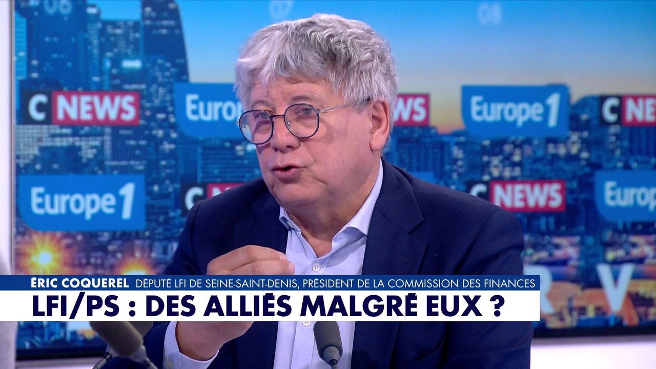 Eric Coquerel critique Raphaël Glucksmann  : «Ses calomnies détruisent LFI»