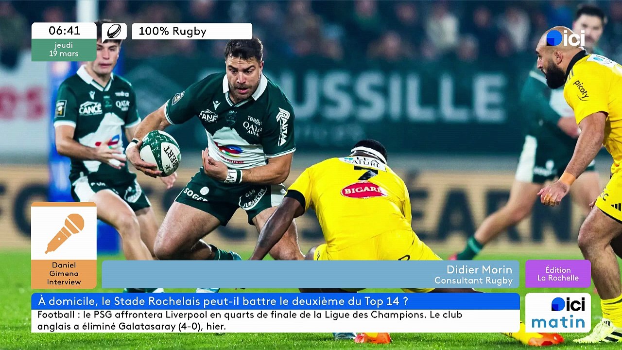 19/03/2026 - ici matin par ici La Rochelle en vidéo