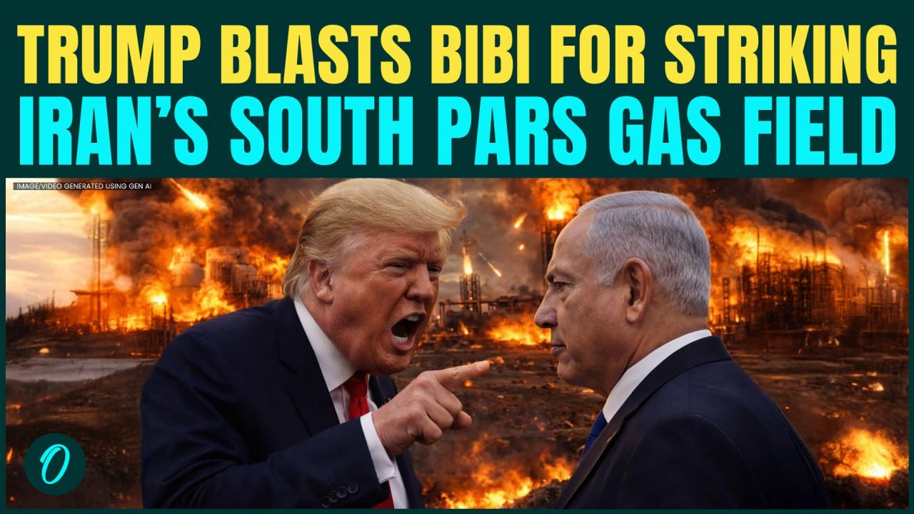U.S.-Israel Alliance Under STRAIN? Trump BLASTS Netanyahu For Bombing Iran’s South Pars Gas Field