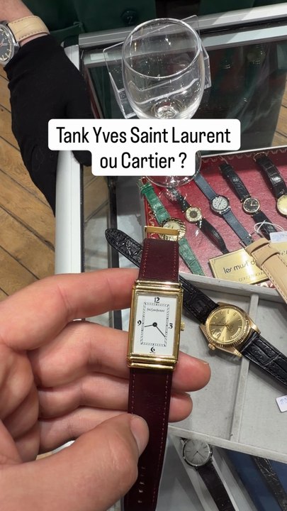 Une #YSL faite par #cartier ? #vintage #horlogerie #cartiertank