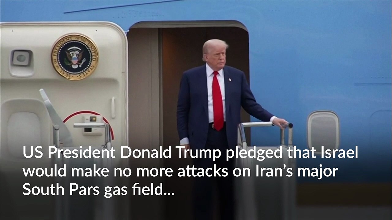 Donald Trump says the US will retaliate if Iran attacks Qatar again