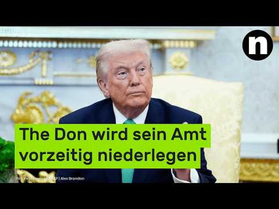 Donald Trump: Top-Stratege sicher - The Don wird sein Amt vorzeitig niederlegen