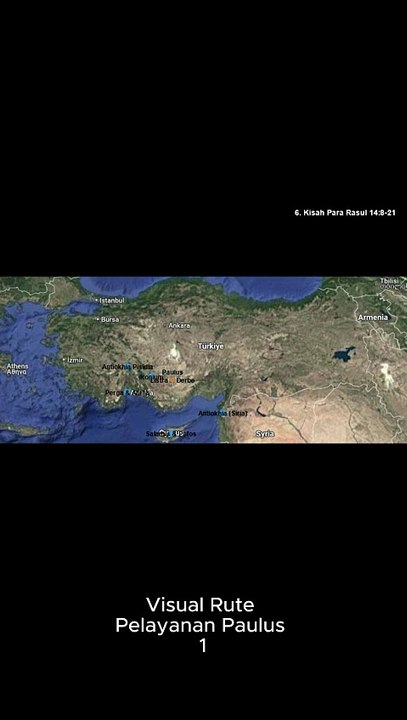 Visual Rute Pelayanan Paulus 1