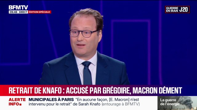Je trouve ça juste honteux : Sylvain Maillard sur les accusations d'Emmanuel Grégoire affirmant qu'Emmanuel Macron est intervenu pour aider au retrait de Sarah Knafo à Paris